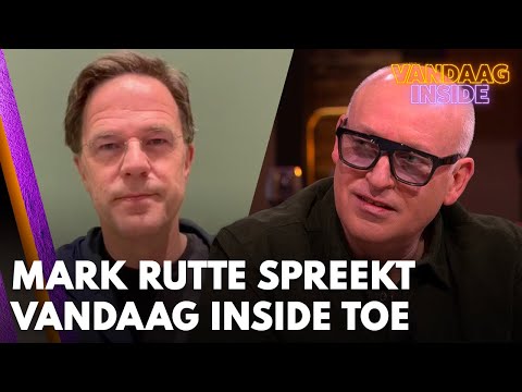 Mark Rutte spreekt boodschap in voor Vandaag Inside: ?Hebben jullie binnenkort een stoeltje vrij??