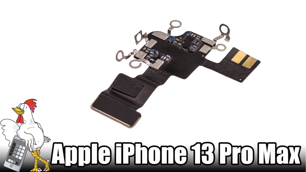 Guía del Apple iPhone 13 Pro Max Cambiar antena wifi YouTube