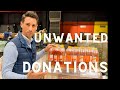 Unwanted Donations // Ukrainian refugee center in Warsaw is full of supplies they can&#39;t use