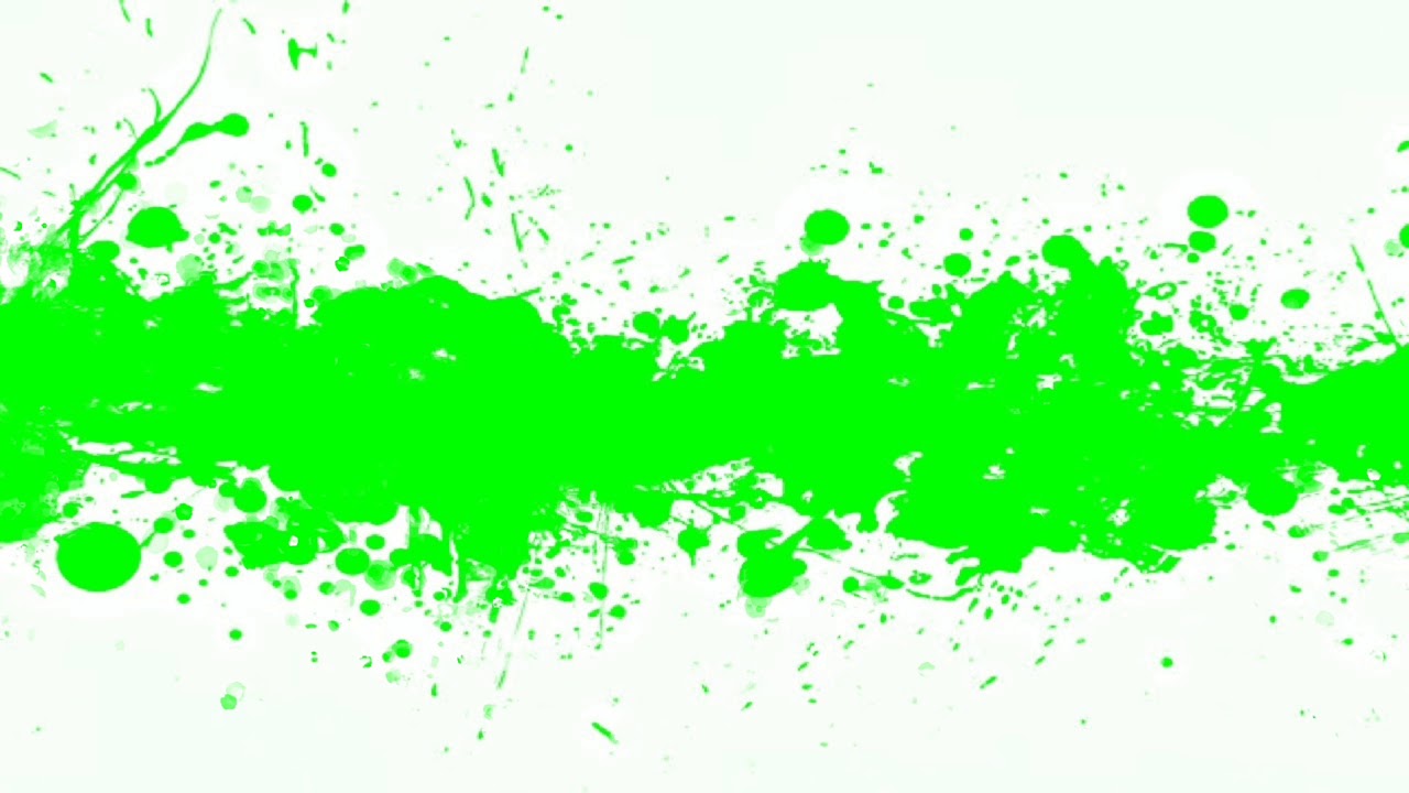 New Splash effects Green screen editing YouTube