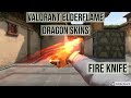 VALORANT Elderflame Dragon Skins - All Animations w/ FIRE KNIFE!