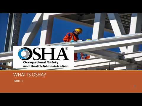Video: Was ist OSHA? Was ist ihr Zweck?