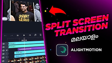 Split Screen wipe transition like Aftereffects🔥 Alightmotion Tutorial | in Malayalam