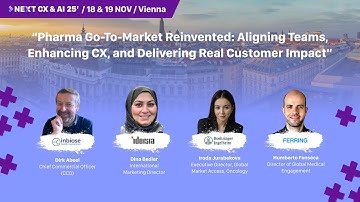 DAY 1 - Pharma Go-To-Market Reinvented: Aligning Teams, Enhancing CX, and Delivering Real Impact
