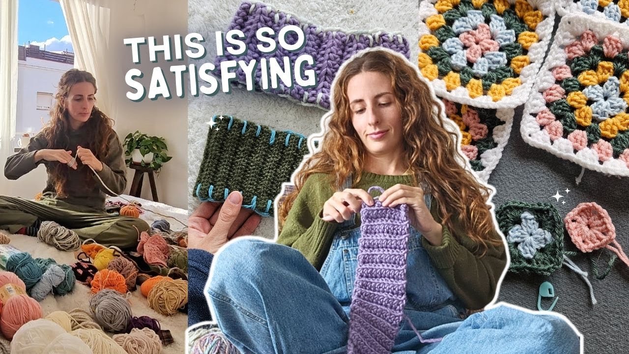 Decluttering & using ONLY my yarn & fabric stash 🧶 (part 1)