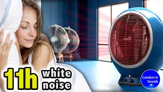 Lot of Fan Sounds, and Heater Sounds for sleeping, relaxing, studying | White Noise, Fall Asleep