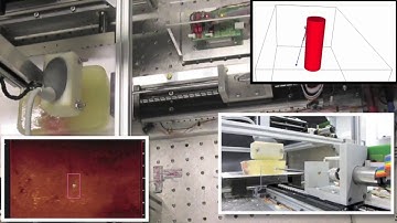 Needle Steering in Biological Tissue using Ultrasound-based Online Curvature Estimation