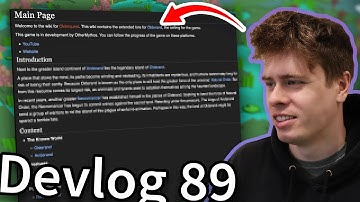 Writing a Whole Wiki for My Game - Devlog 89