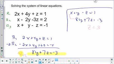 7.3 Multivariable Linear Systems Day 1