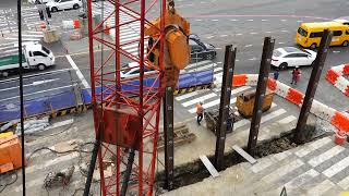 Construction Work near Busan Station
