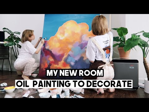 Life-in-Korea:-Oil-Painting-to-Decorate-My-New-Room,-ASM