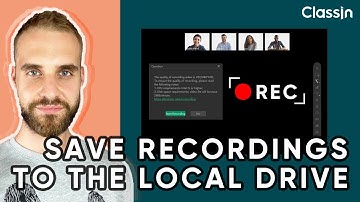 How to record and save lessons in your local drive