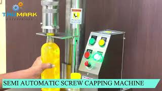 SEMI AUTOMATIC SCREW CAPPING MACHINE screenshot 1