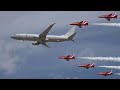 Red Arrows escort maritime patrol plane into RIAT 2022 🇬🇧