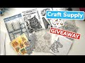 CLOSED Craft Supply GIVEAWAY Stamps and Cutting Dies