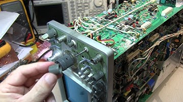 #266: Repair Log: Tektronix 465B Trigger control repair / replacement | oscilloscope repair