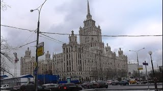 Сталинская высотка! Гостиница Украина и голая статуя! (Russia), Moscow (Москва).
