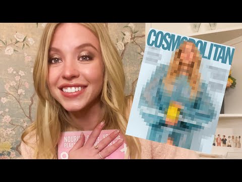 Sydney Sweeney Cries Seeing Her First-Ever Cosmo Cover!