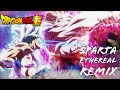 V2  dbs uitra instinct goku vs jiren  sparta ethereal remix