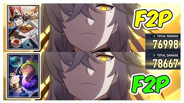 Jingyuan Day Cosmos Fell vs Seriousness of Breakfast Lightcone Damage Comparison【 Honkai Star Rail 】