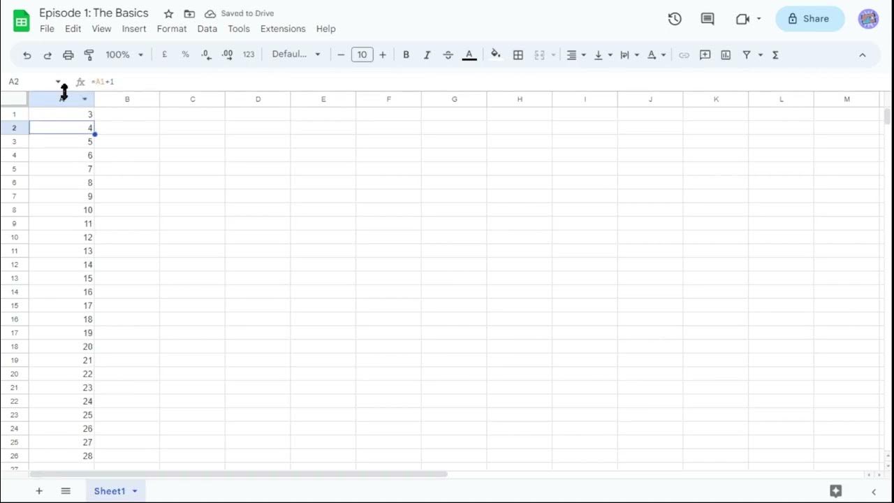 A Guide to Spreadsheets Episode 1 Overview, Equations & Cell