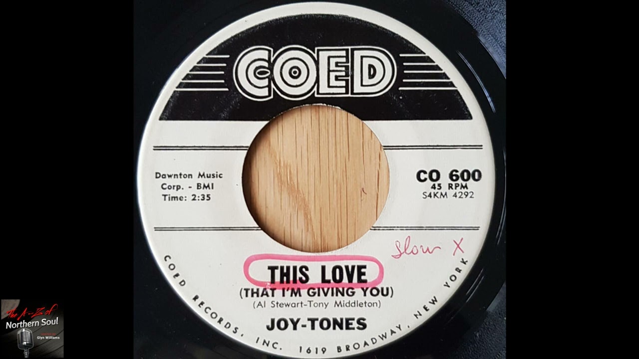 Joy-Tones - This Love (That I_m Giving You) - (1965) - YouTube