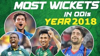Most Wickets in ODI Year 2018 by World Class Bowlers| Top 10 Cricket