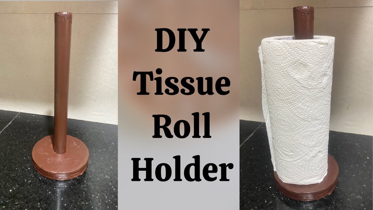 DIY Kraft Paper Roll Holder Tutorial (Cheap & Easy!) - Making Manzanita