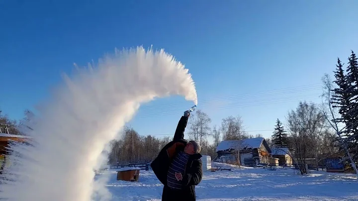 Hot Water Evaporating When It's –40°C