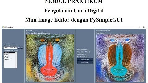 Demo Project Pertemuan 4 : Mini Image Editor dengan PySimpleGUI