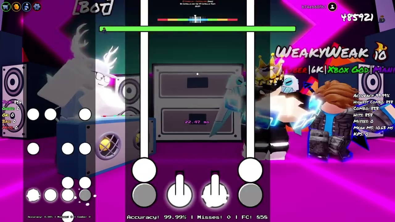 Crystallized V2 GFC on XBOX | 99.98% | ROBLOX Funky Friday 