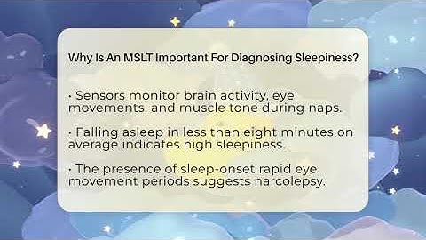 Why Is An MSLT Important For Diagnosing Sleepiness? - Sleep Apnea Support Network