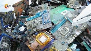 Waste PCB Recycling Line | Crushing & Metal Separation (No Dismantling)