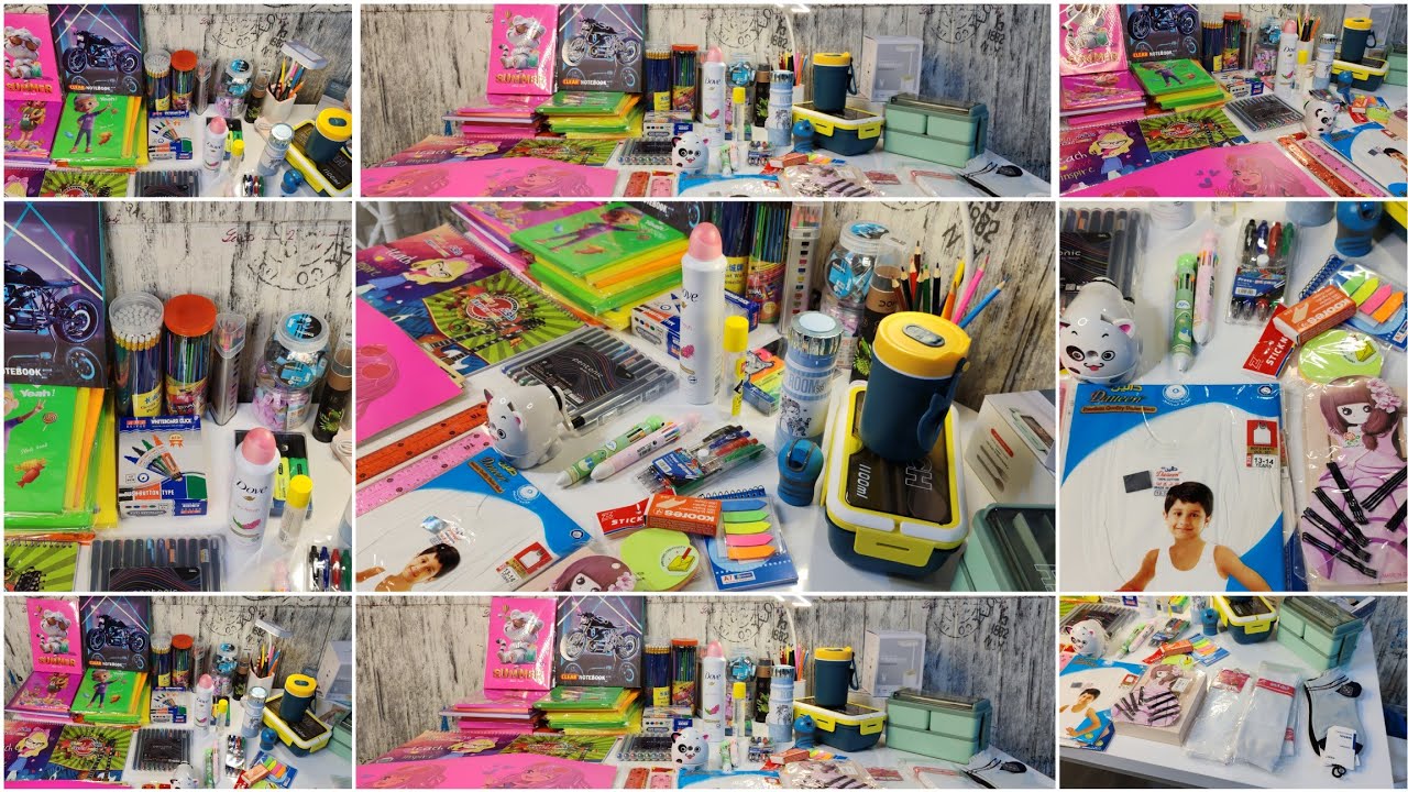 مشتريات المدرسه 🧑‍🏫🧑‍🏫القسم الثاني 2023_2024 #مشترياتي #مشتريات