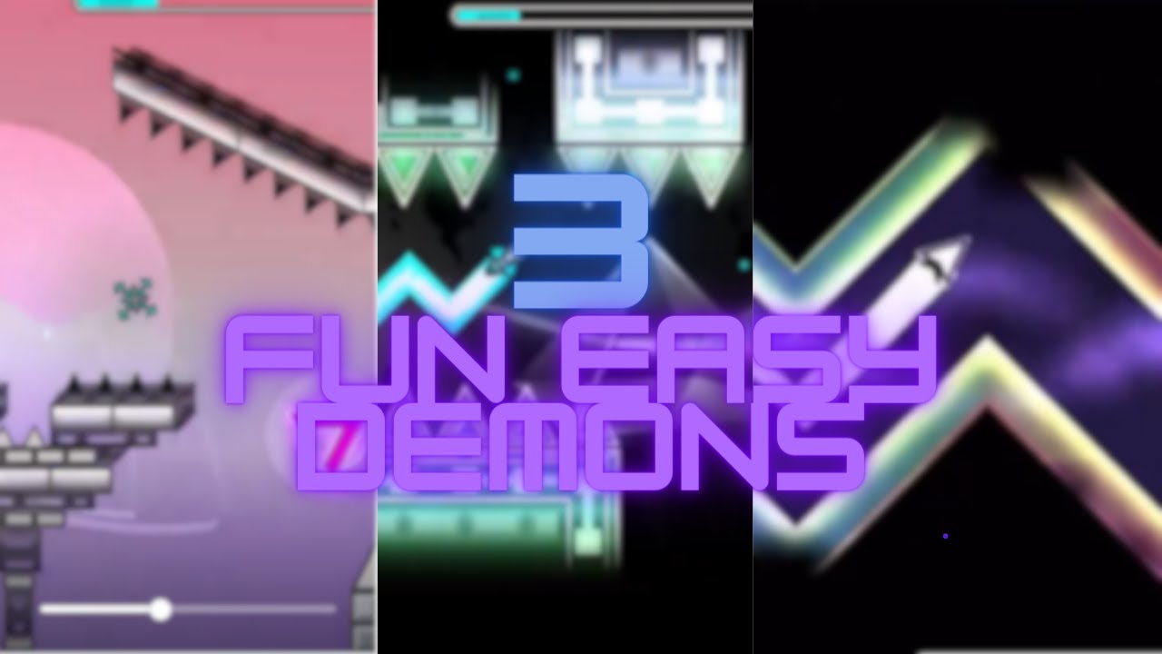 3 Fun Easy Demons For YOU To Beat Geometry Dash YouTube 3 fun easy demons for you to beat geometry dash youtube
