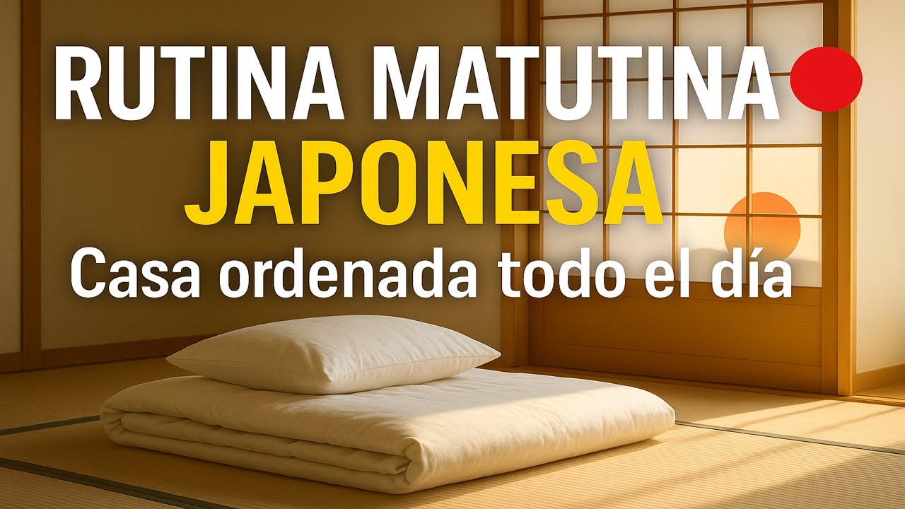 La RUTINA MATUTINA JAPONESA que deja tu CASA ORDENADA TODO el DÍA