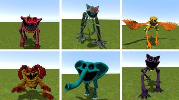 All Zoonomaly Titan Cat Monsters Vs All Smiling Critters Poppy Playtime Chapter 3 In Garry