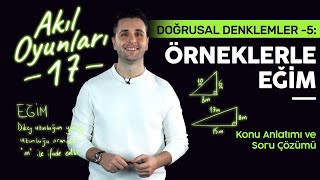 Doğrusal Denklemler 5 Eğim Ve Doğrunun Eğimi Ozan Alper 8 Sınıf Matematik Lightboard Ile Ders