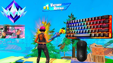 ⭐️[1HR]SteelSeries Apex Pro Mini ASMR 😴 Fortnite OG Ranked Reload 🏆 Satisfying Keyboard 240FPS⭐️