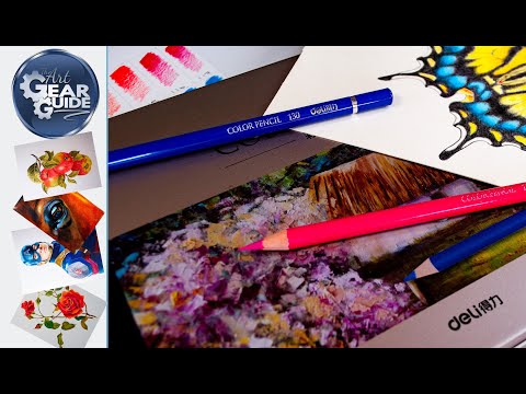 Arrtx Colored Pencil Demonstration Of Strawberry Artwork — The Art Gear  Guide