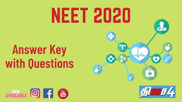 NEET 2020 | Answer Key | Paper Code H3 | Thanks to ALLEN Institute