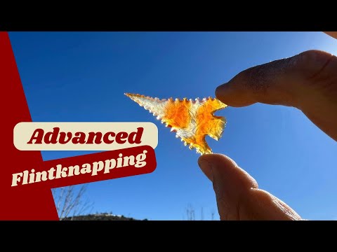 Advanced Flintknapping | Making Barbed Points!