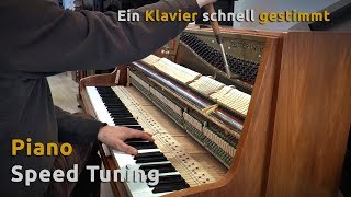 Piano Speed Tuning  Klavierstimmen in Rekordzeit