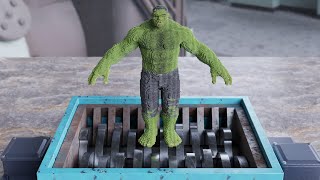 Shredding HULK toy | Blender animation