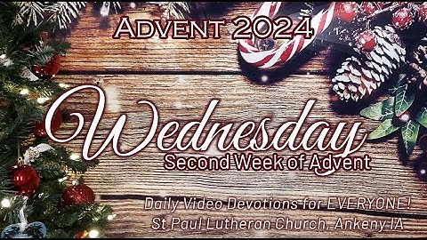 2024 SPLC Everyone - Wednesday • Second Week of Advent
