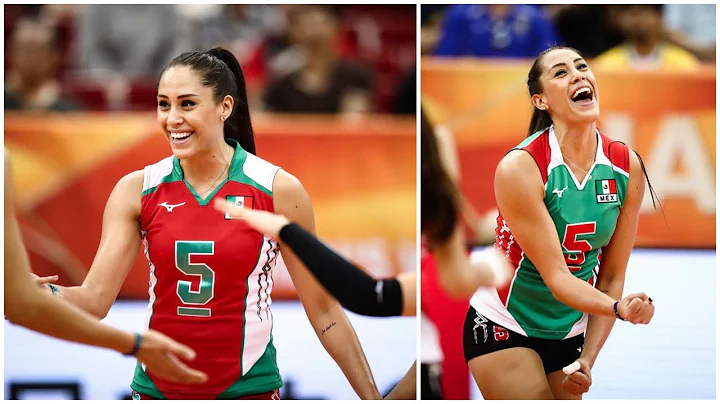 Beautiful Volleyball Player Andrea Rangel (HD)