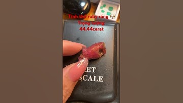 Tinh thể ruby lục yên lên mặt dây cho các anh zai đam mê #đáquýlụcyên #daquy #ruby #rubytunhien