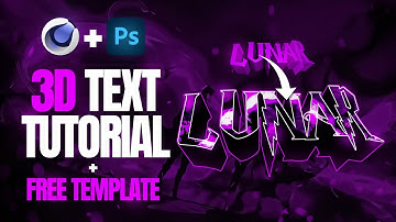 How to Make Insane 3d Text in Cinema 4D & Photoshop Tutorial