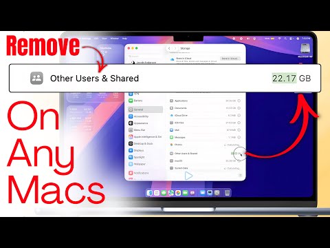 How to Remove Other Users & Shared Space in Storage on MacBook - in 2025