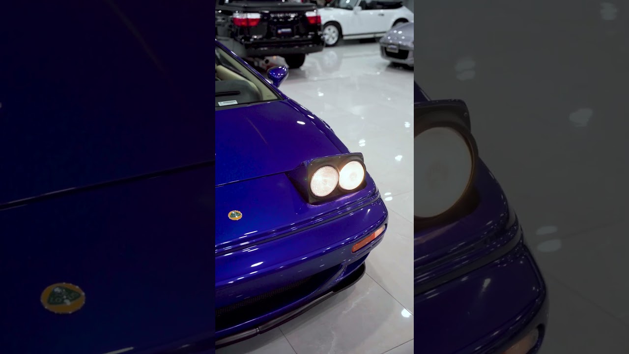 Azure Blue Perfection: 16k Mile 1997 Lotus Esprit V8 - YouTube